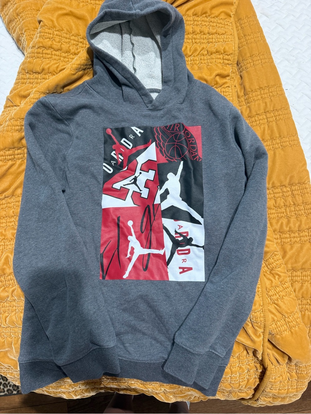 Boys Jordan essentials graphic fleece pullover hoodie